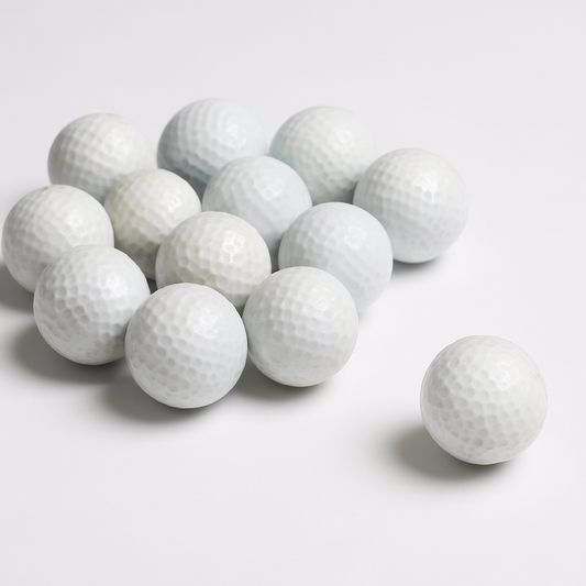 Begagnade Golfbollar Q005 – Vita 2-lagers | 1–30-pack