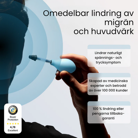 HeadEase - omedelbar lindring av migrän och huvudvärk